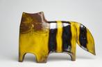 Urszula Despet - sculptuur, Yellow Cat - 14 cm - Keramiek -