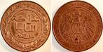 Duitsland 1 Pesa 1890 stgl Originalfarbe Deutsch-ostafrik..., Verzenden