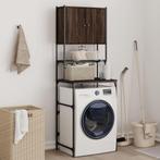 vidaXL Wasmachinekast 68x48,5x194 cm bruin eikenkleur, Verzenden, Nieuw