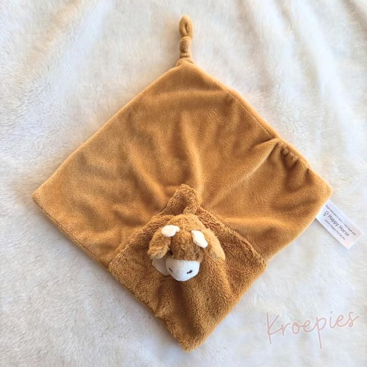 Happy Horse knuffeldoekje giraf geel, Kinderen en Baby's, Speelgoed | Knuffels en Pluche, Verzenden