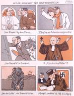 De verschillende gezichten van Hitler op spotprent (Lithos), Verzenden
