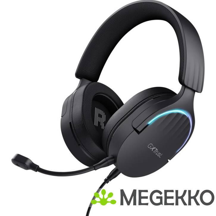Trust GXT 490 Fayzo 7.1 RGB Bedraad Zwart, Computers en Software, Headsets, Nieuw, Verzenden