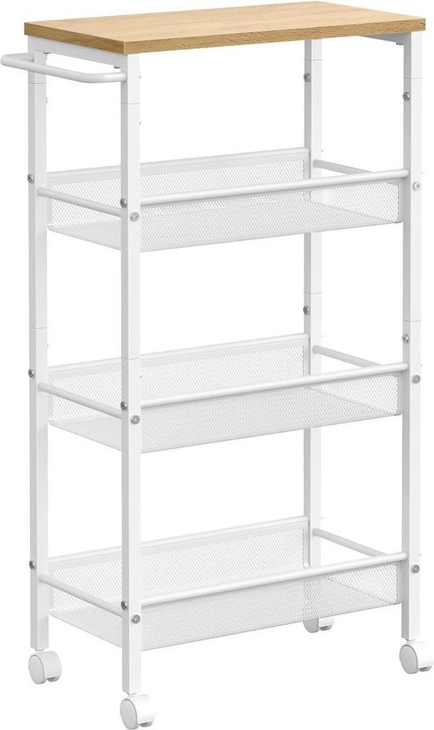 Keukentrolley / badkamertrolley - 22 cm breed - 77 cm hoog, Doe-het-zelf en Verbouw, Transportwagens, Verzenden
