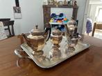 Koffie- en theeservies (5) - Verzilverd - Argento Christofle, Antiek en Kunst
