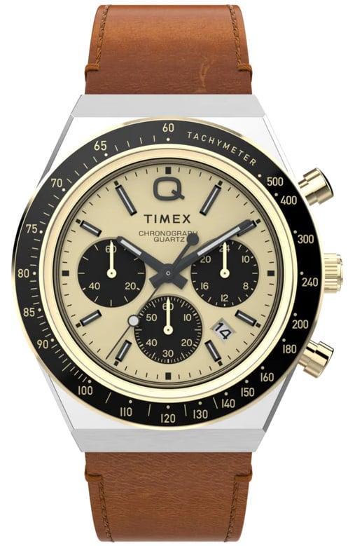Timex TW2W64400 Q Chronograph horloge, Sieraden, Tassen en Uiterlijk, Horloges | Heren, Polshorloge, Nieuw, Overige merken, Staal