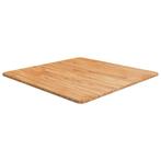 vidaXL Tafelblad vierkant 70x70x1,5cm massief eiken, Huis en Inrichting, Tafels | Eettafels, Verzenden, Nieuw