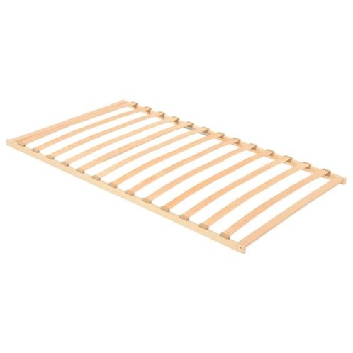 vidaXL Lattenbodem met 13 latten 120x200 cm, Huis en Inrichting, Slaapkamer | Bedden, 120 cm, 200 cm, Bruin, Twijfelaar, Nieuw