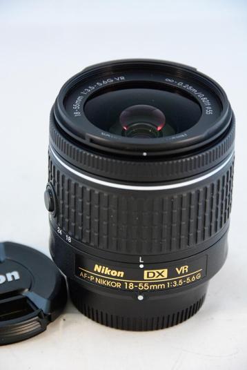 Nikon AF-P DX NIKKOR 18-55mm f/3.5-5.6G VR KITLENS TOP STAAT beschikbaar voor biedingen