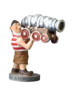 Suske en Wiske Beeldje Jerom met Kanon 17 cm, Ophalen of Verzenden, Nieuw