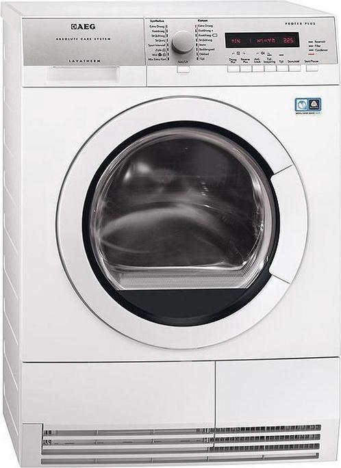 Aeg T77687nih Warmtepompdroger 8kg, Witgoed en Apparatuur, Wasdrogers, Zo goed als nieuw, Voorlader, 85 tot 90 cm, Ophalen of Verzenden