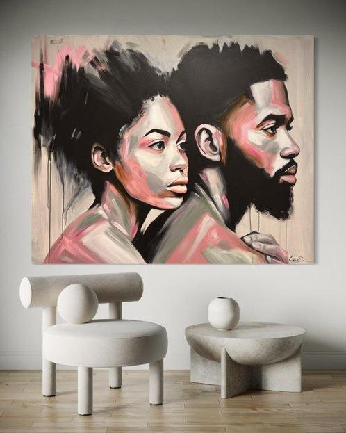 COBER - Between Us - XXL, Antiek en Kunst, Kunst | Schilderijen | Modern
