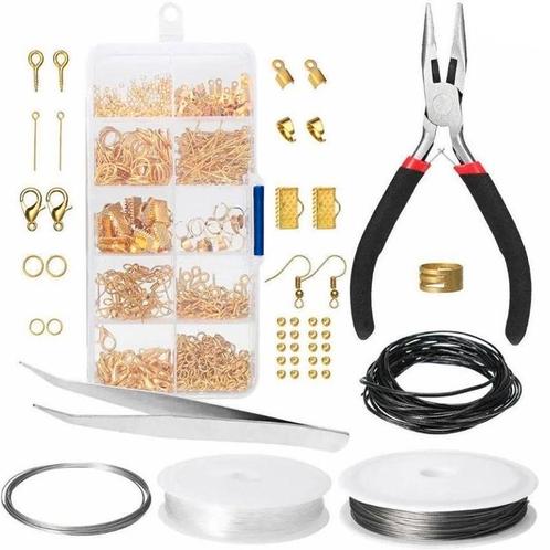Fako Bijoux® - Starterset Sieraden Maken - 910-delig -, Hobby en Vrije tijd, Kralen en Sieraden maken, Verzenden