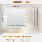 Hollywood Make-Up Spiegel met LED-Verlichting – 14 Dimmers,, Verzenden, Nieuw, Wit