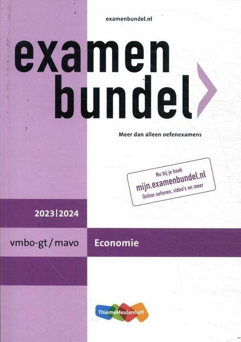 9789006648232 Examenbundel vmbo-gt/mavo Economie 2023/2024, Boeken, Studieboeken en Cursussen, Nieuw, Verzenden