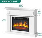 Sfeerhaard elektrisch - Elektrische haard - Met verwarming -, Verzenden, Zo goed als nieuw