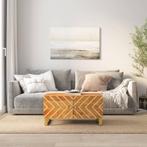 vidaXL Salontafel 80x50x40 cm massief mangohout bruin en, Huis en Inrichting, Tafels | Salontafels, 50 tot 100 cm, Verzenden, Nieuw