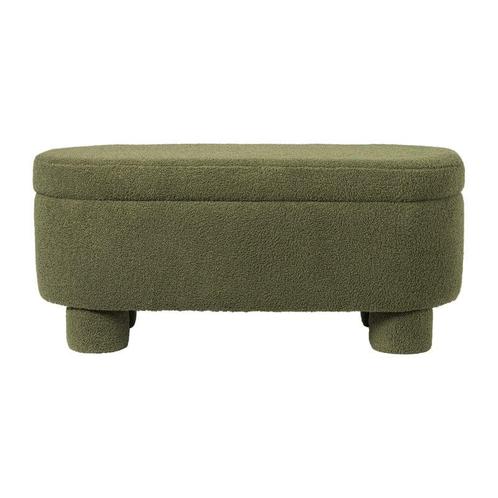 Opbergbank teddy dodo - groen - 43x100x42 cm, Huis en Inrichting, Banken | Bankstellen, Verzenden