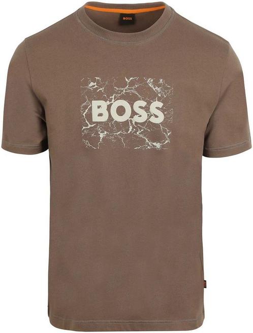 BOSS T-shirt Logo Bruin maat XL Heren, Kleding | Heren, T-shirts, Bruin, Nieuw, Maat 56/58 (XL), Verzenden