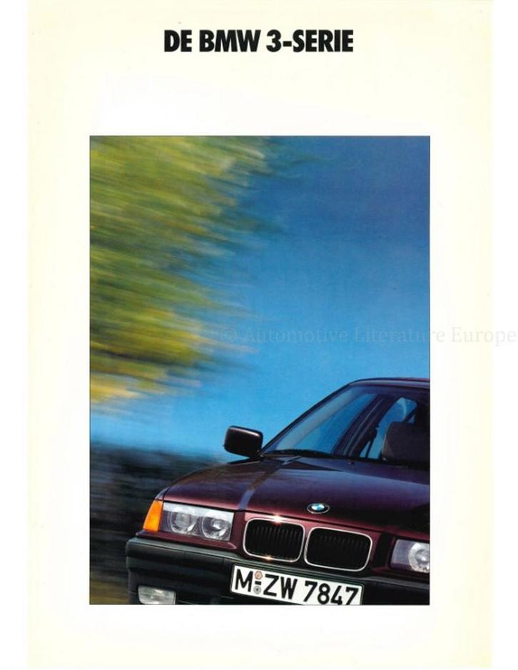 1991 BMW 3 SERIE BROCHURE NEDERLANDS, Boeken, Auto's | Folders en Tijdschriften, BMW