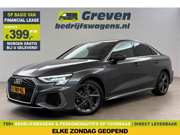 Audi A3 30TFSI S-Line | Virtual | Carplay | Navi |, Auto's, Audi, Te koop, Automaat, Financial lease, Benzine, Zilver of Grijs