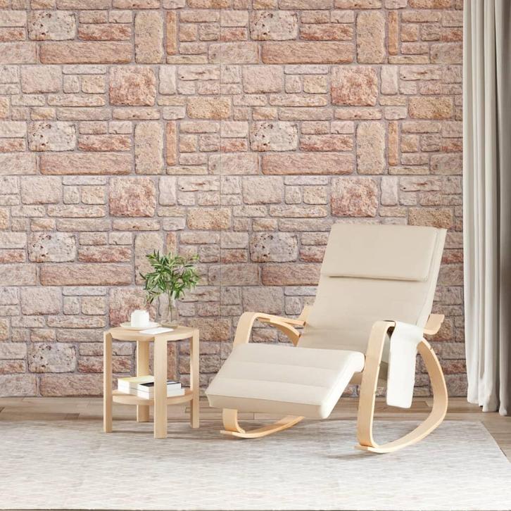 vidaXL Wandpanelen 10 st 3D 100x50 cm EPS bruin, Doe-het-zelf en Verbouw, Platen en Panelen, Nieuw, Verzenden