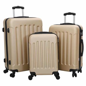 vidaXL Koffer Set 3 pcs champagne 50 x 31 x 78 cm ABS beschikbaar voor biedingen