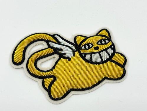 M. Chat (Thoma Vuille) (1977) - Chat volant - Broderie, Antiek en Kunst, Kunst | Schilderijen | Modern
