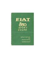 1968 FIAT 850 SPORT COUPÉ INSTRUCTIEBOEKJE KROATISCH, Auto diversen, Handleidingen en Instructieboekjes