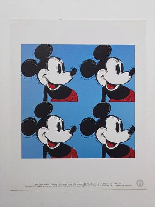 Andy Warhol (after) - Myths: Mickey Mouse, c. 1981 - Jaren, Antiek en Kunst, Kunst | Tekeningen en Foto's