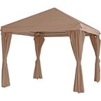 Yasumi paviljoen 3x3mtr - taupe, Huis en Inrichting, Stoelen, Ophalen of Verzenden, Nieuw