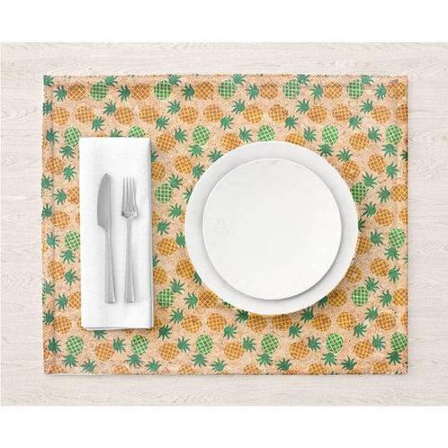 Kurk placemat - Ananas - 43x29 - Per stuk, Huis en Inrichting, Keuken | Textiel, Ophalen of Verzenden