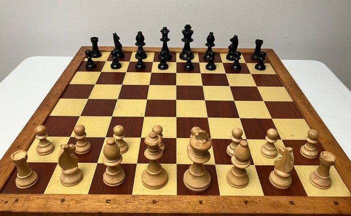 Schaakspel - Staunton - Hout, Antiek en Kunst, Curiosa en Brocante