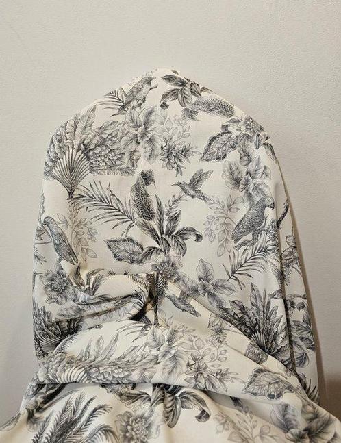 Exclusief Art Deco-weefsel met kolibries en vliegende, Antiek en Kunst, Antiek | Kleden en Textiel