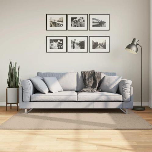 vidaXL Vloerkleed HUARTE laagpolig zacht wasbaar 120x170cm, Huis en Inrichting, Stoffering | Tapijten en Kleden, Bruin, Nieuw