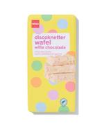 HEMA Chocoladereep wit discoknetter wafel 180gram, Verzenden, Nieuw