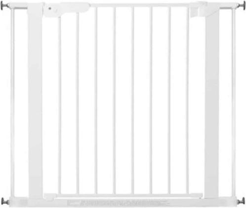 Babydan Premier PLUS Klemhekje 86 t/m 93,3 cm Wit 2 spijlen, Kinderen en Baby's, Traphekjes, Gebruikt, Ophalen of Verzenden
