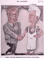 Spotprent In Nazi-Duitsland verboden Nederlandse radio ui..., Verzenden