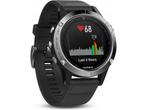 Fenix 5 - GPS Horloge - 10 ATM waterdicht - Zwart/Zilver, Verzenden, Zo goed als nieuw, Garmin
