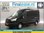 Ford Transit 290 2.0 TDCI L2H2 Airco Cruise 3Pers PDC €271pm, Zwart, Nieuw, Ford, Lease