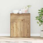 vidaXL Dressoir artisanaal eikenkleurig 60 x 31 x 70 cm, Huis en Inrichting, Verzenden, Nieuw, Overige houtsoorten
