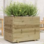 vidaXL Plantenbak 90x60x72,5 cm geïmpregneerd grenenhout, Tuin en Terras, Bloembakken en Plantenbakken, Verzenden, Nieuw, Hout