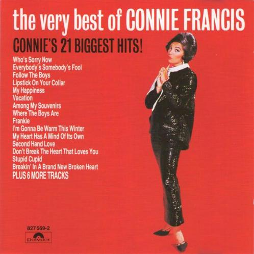 cd - Connie Francis - The Very Best Of Connie Francis (Co..., Cd's en Dvd's, Cd's | Overige Cd's, Zo goed als nieuw, Verzenden