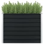 Plantenbak 100x100 Antraciet | Retourdeal | 35% Korting, Tuin en Terras, Bloembakken en Plantenbakken, 100 cm of meer, Vierkant