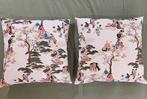 Set van 2 exclusieve oosterse kussens, GESTOFFEERD -60x60cm-