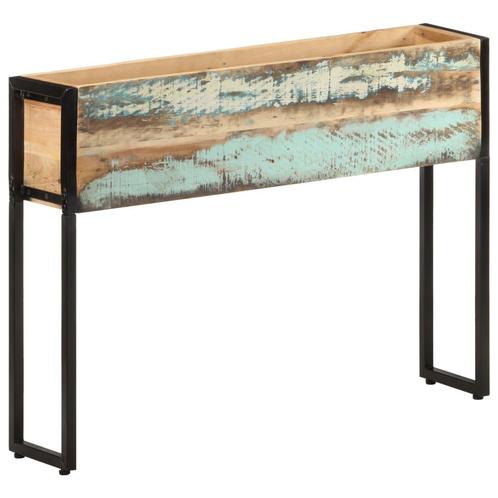 vidaXL Plantenbak 90x20x68 cm massief gerecycled hout, Tuin en Terras, Bloembakken en Plantenbakken, 60 tot 100 cm, Nieuw, Hout