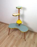 Plantentafel - Hout, Metaal - Bijzettafel, bloementafel, Antiek en Kunst