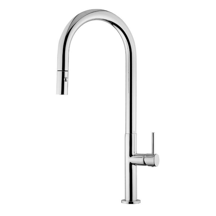 Keukenmengkraan Lagoo Garda met Draaibare Uitloop Rond en, Doe-het-zelf en Verbouw, Sanitair, Ophalen of Verzenden