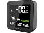 Technoline CO2-meter - WL 1025 - 81x81x24mm - zwart -, Verzenden, Zo goed als nieuw