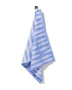 HEMA Theedoek 65x65cm katoen vissen frisblauw, Verzenden