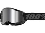 100% Strata 2 Crossbril Zwart - Zilvere Spiegel lens ( 2026, Verzenden, Nieuw met kaartje